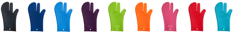 Silikon Handschuhe bieten zuverlässigen Schutz gegen Hitze. Anfassen von heissen Backblechen ist mit diesen Handschuhen problemlos möglich