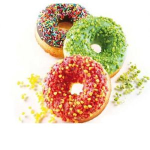 Feine Donuts selber backen mit der Silikon Backform Donuts aus dem grossen Sortiment von Stonefield